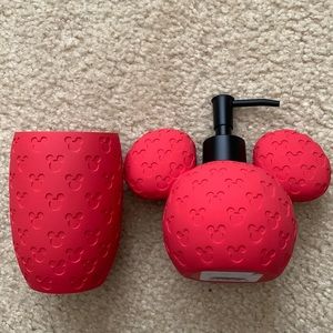 Disney Soap Pump and Toothbrush Holder